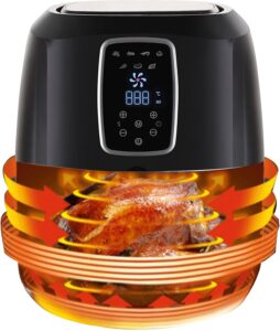 Emerald Electric Air Fryer with LED Touch Display3