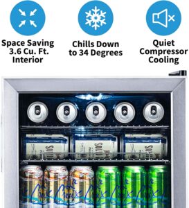 NewAir Beverage Refrigerator 2