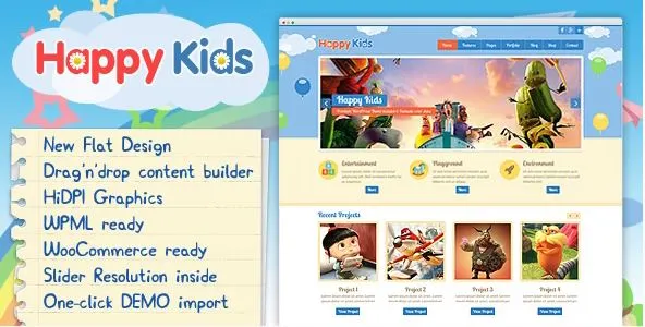 WordPress Theme for Children