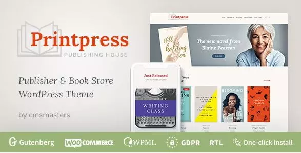 Printpress- Book Publishing Theme