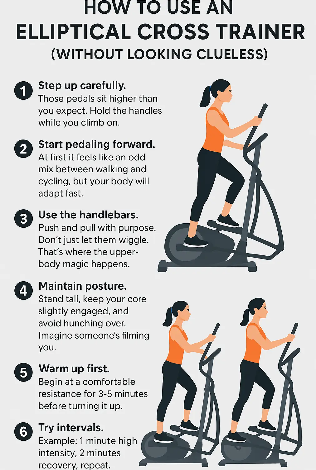 How to Use an Elliptical Cross Trainer